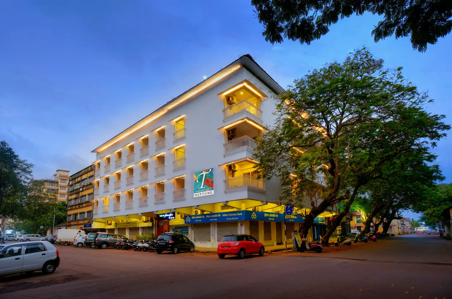 TreeHouse Neptune hotel walking distance from the river at Panjim Goa